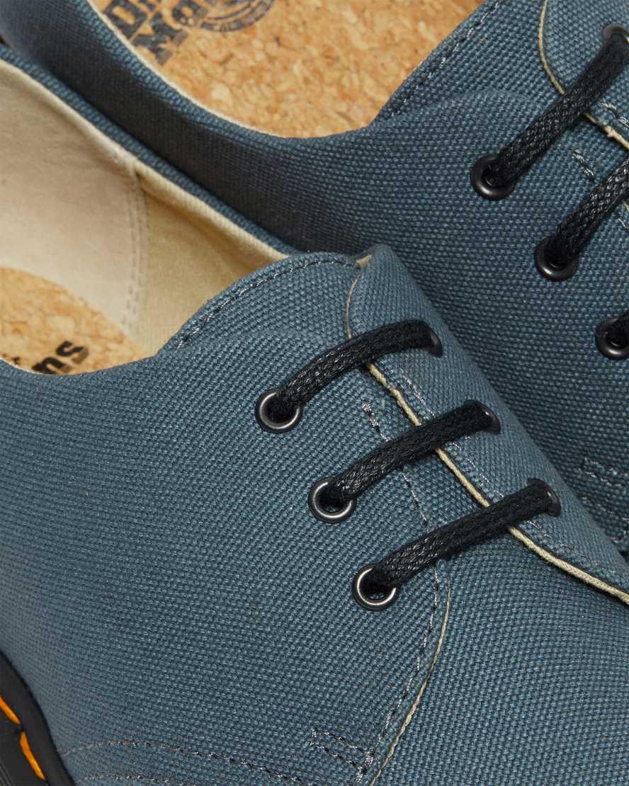 Botas Casuales Dr Martens 1461 Canvas Oxford Hombre Gris  España |  58274-GZUS