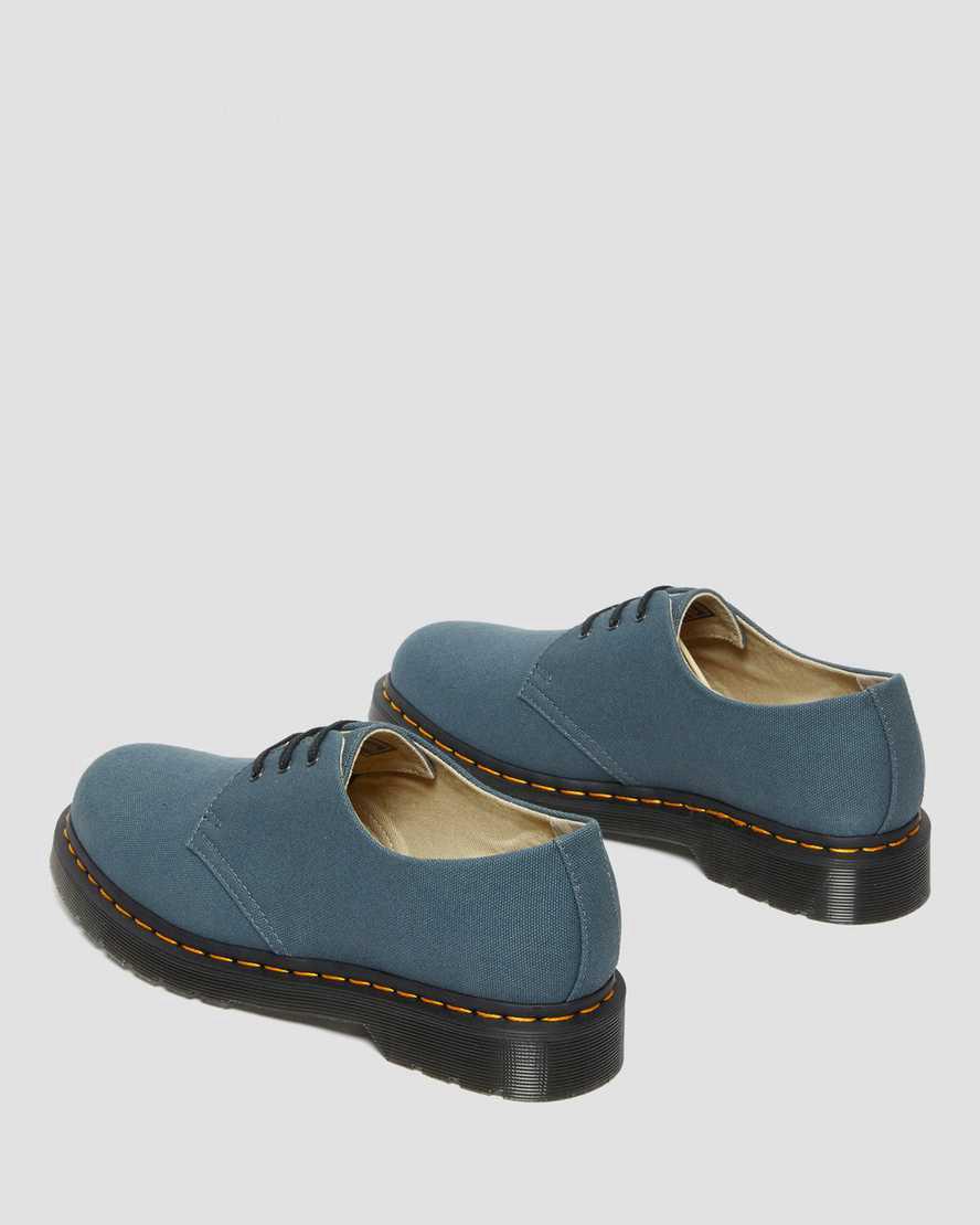 Botas Casuales Dr Martens 1461 Canvas Oxford Hombre Gris  España |  58274-GZUS