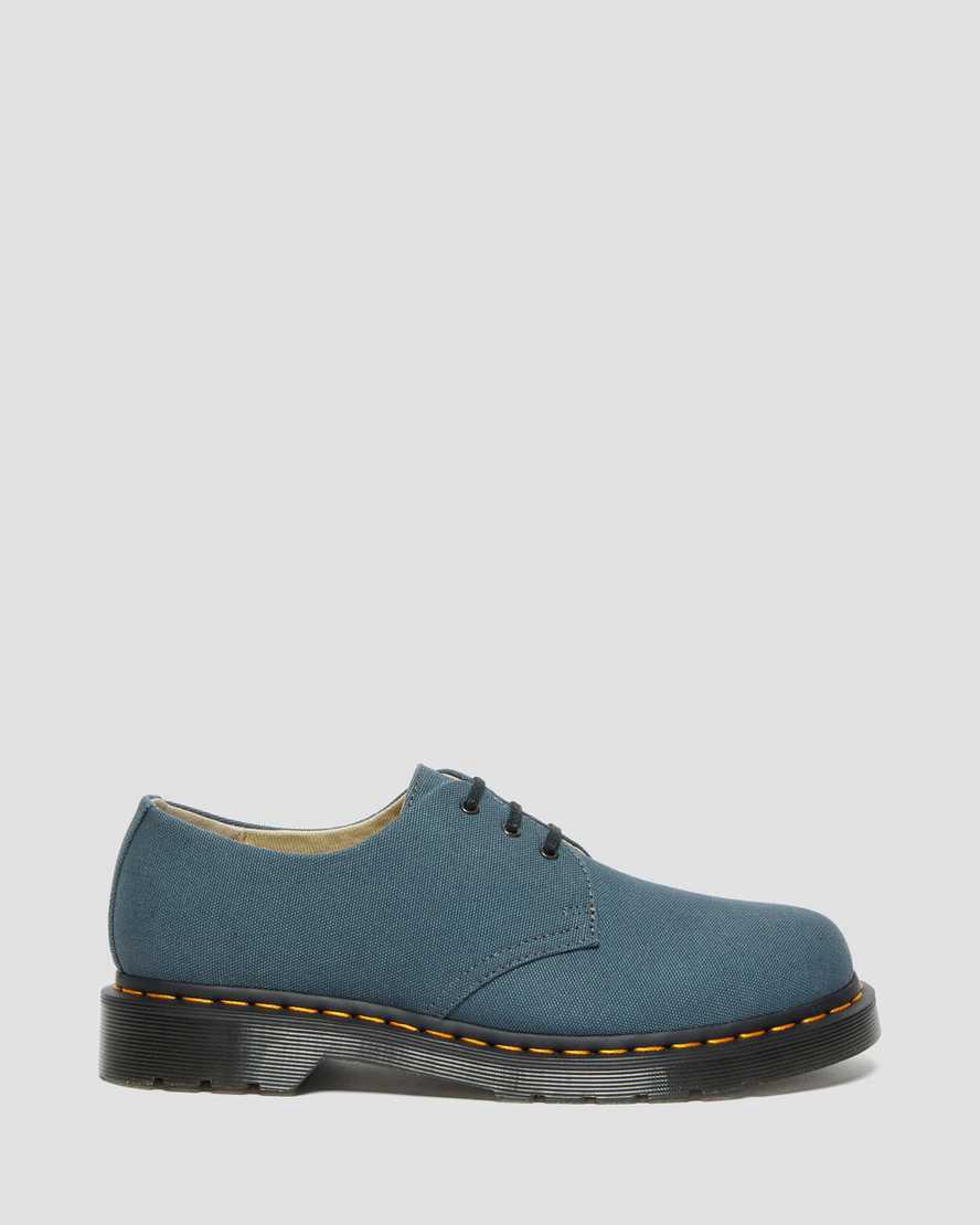 Botas Casuales Dr Martens 1461 Canvas Oxford Hombre Gris  España |  58274-GZUS
