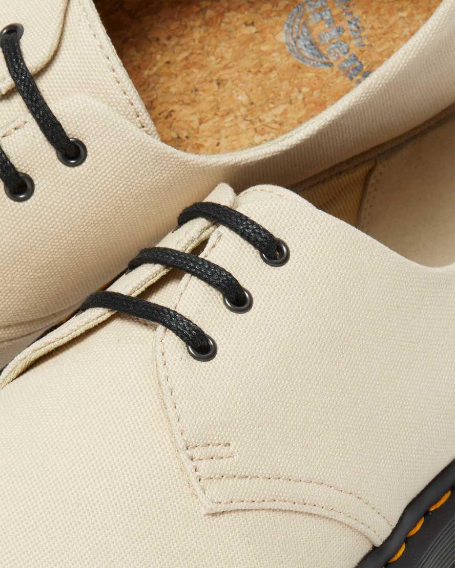 Botas Casuales Dr Martens 1461 Canvas Oxford Mujer Kaki  España |  63127-OXNY