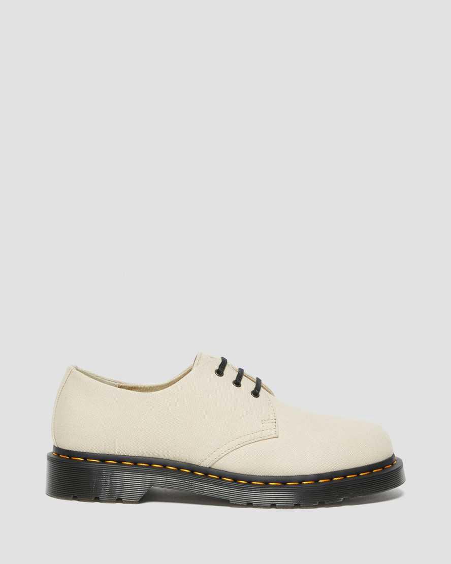 Botas Casuales Dr Martens 1461 Canvas Oxford Mujer Kaki  España |  63127-OXNY