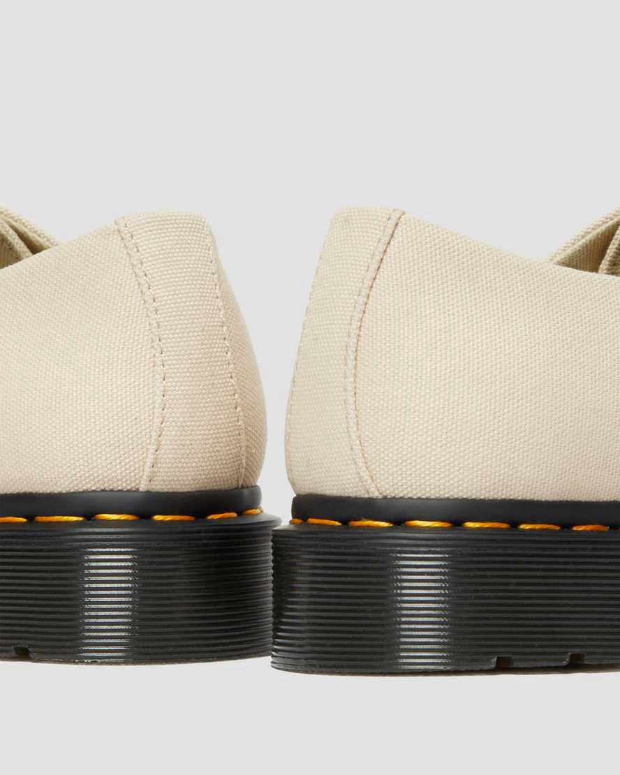 Botas Casuales Dr Martens 1461 Canvas Oxford Mujer Kaki  España |  63127-OXNY