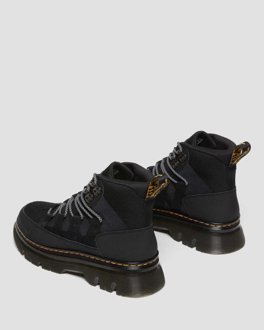 Botas Casuales Dr Martens Boury Leather Hombre Negras  España |  10365-NKDB