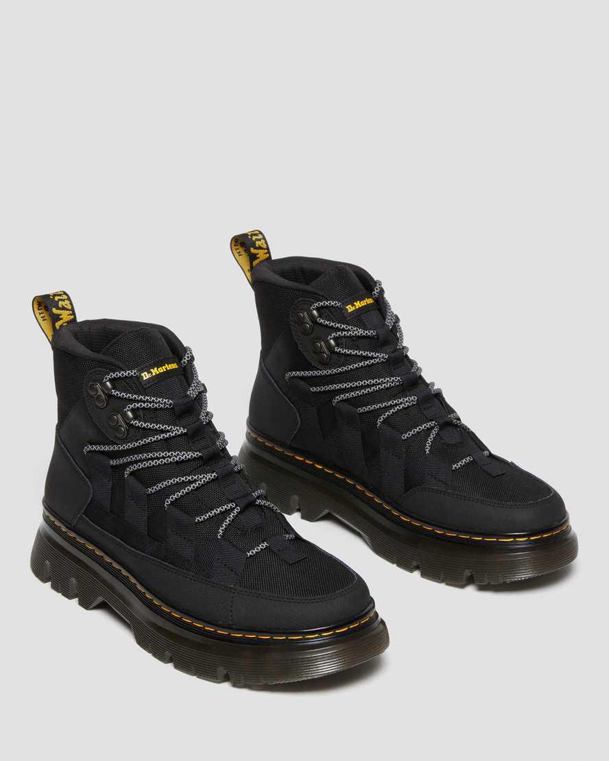 Botas Casuales Dr Martens Boury Leather Hombre Negras  España |  10365-NKDB