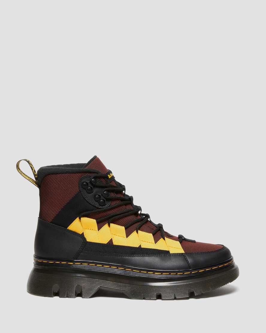 Botas Casuales Dr Martens Boury Warmwair Contrast Hombre Black/Tan Ajax / 50/50  España |  84195-KFGJ