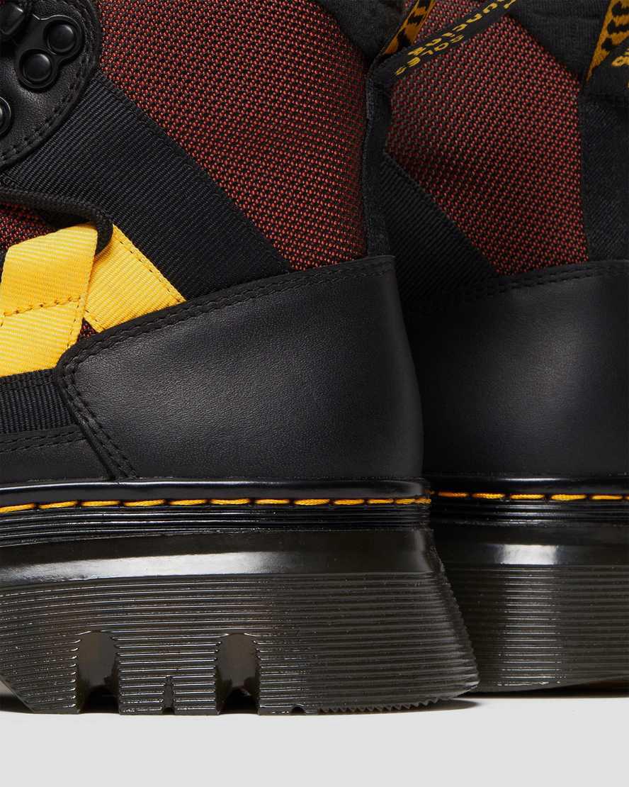 Botas Casuales Dr Martens Boury Warmwair Contrast Hombre Black/Tan Ajax / 50/50  España |  84195-KFGJ