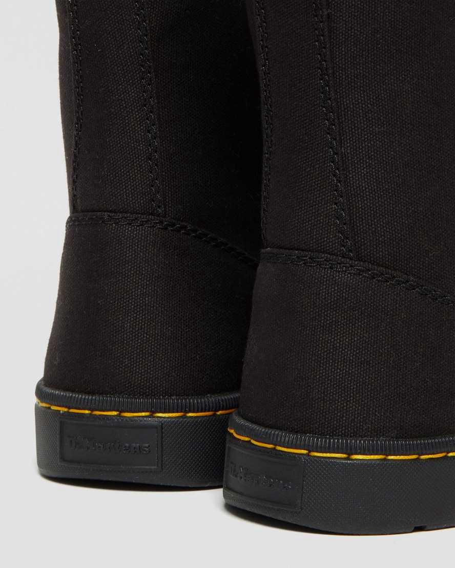 Botas Casuales Dr Martens Cairo Canvas Lace Up Hombre Negras  España |  40713-TCLU