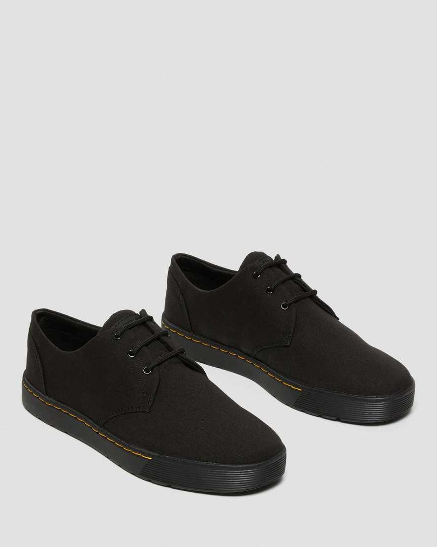 Botas Casuales Dr Martens Cairo Low Canvas Hombre Negras  España |  06942-YMHE