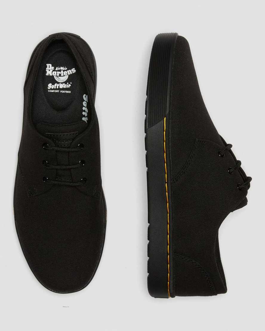 Botas Casuales Dr Martens Cairo Low Canvas Hombre Negras  España |  06942-YMHE
