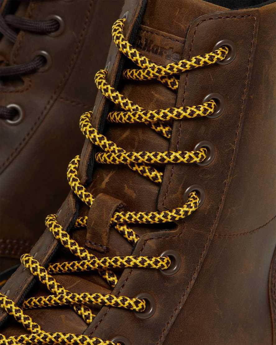 Botas Casuales Dr Martens Combs Crazy Horse Leather Mujer Marrones  España |  72485-ICBO