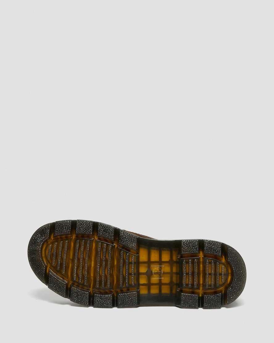 Botas Casuales Dr Martens Combs Crazy Horse Leather Mujer Marrones  España |  72485-ICBO