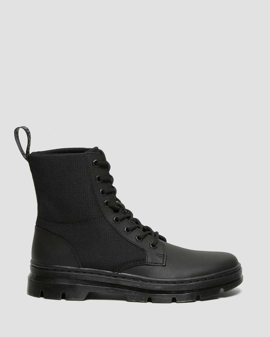 Botas Casuales Dr Martens Combs II Poly Mujer Black-Black Element Rip Stop  España |  05876-KXTC