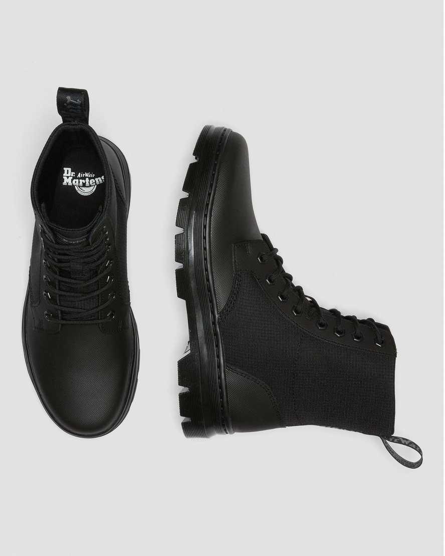 Botas Casuales Dr Martens Combs II Poly Mujer Black-Black Element Rip Stop  España |  05876-KXTC