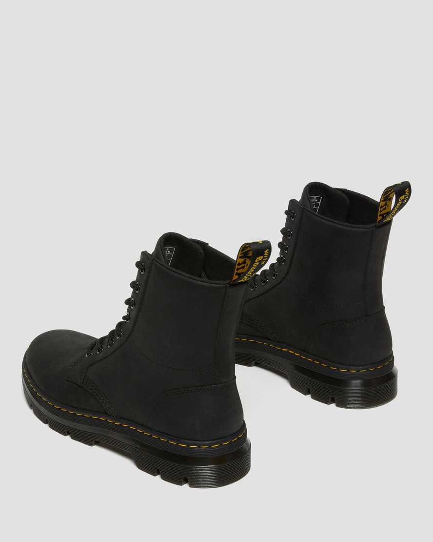 Botas Casuales Dr Martens Combs Leather Mujer Negras  España |  31569-PJKS