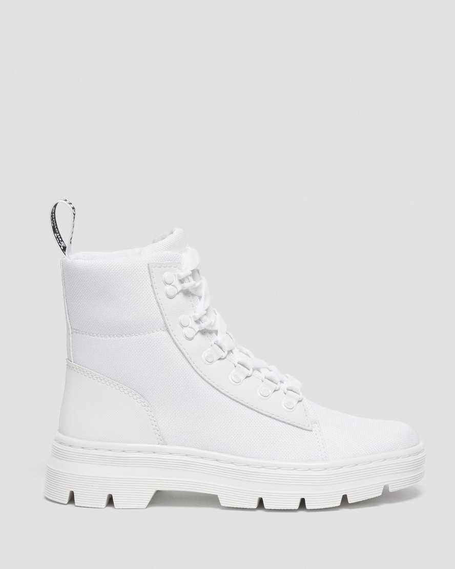 Botas Casuales Dr Martens Combs Poly Mujer Blancas  España |  46521-WQLZ