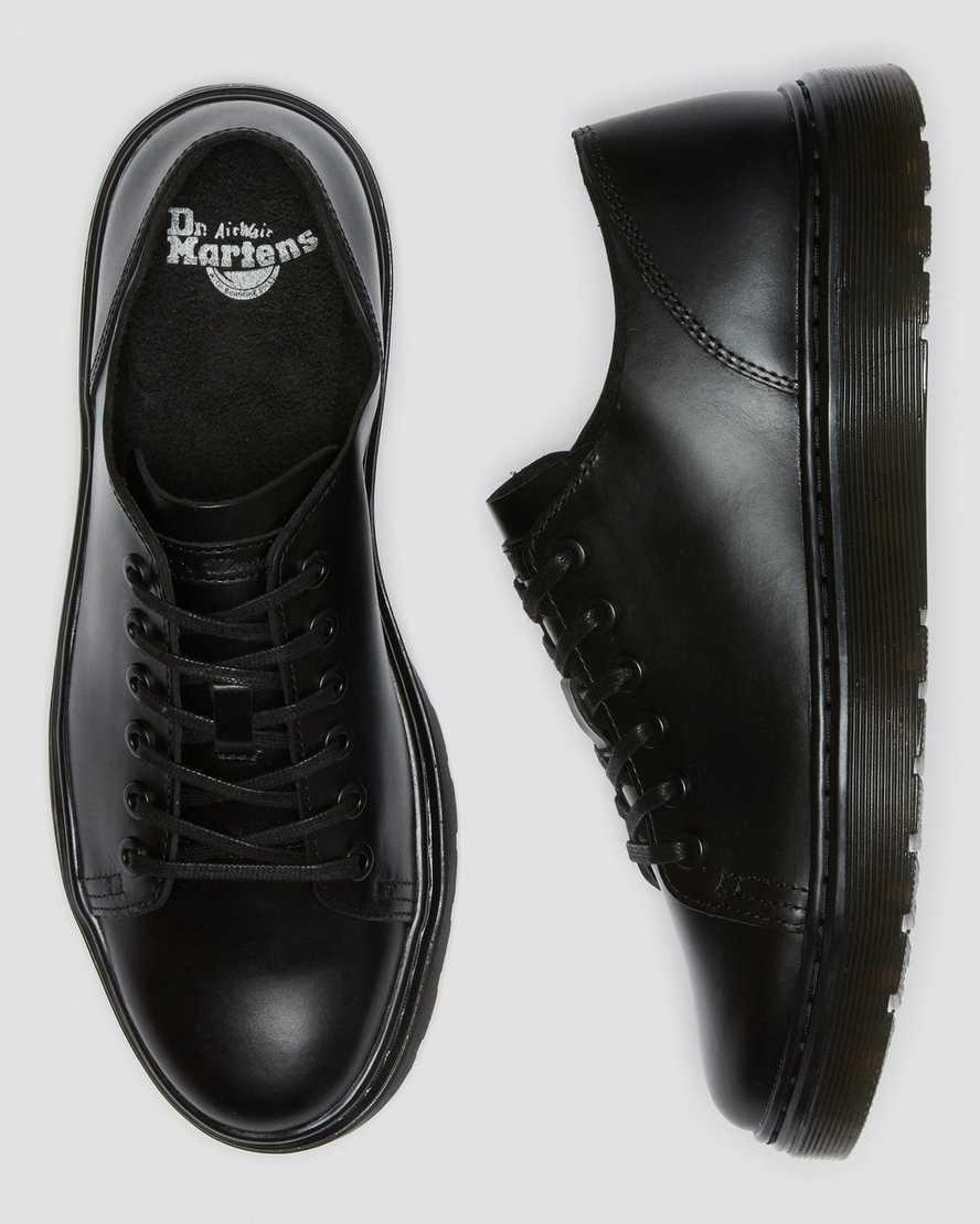 Botas Casuales Dr Martens Dante Brando Leather Mujer Negras  España |  47963-LUWO