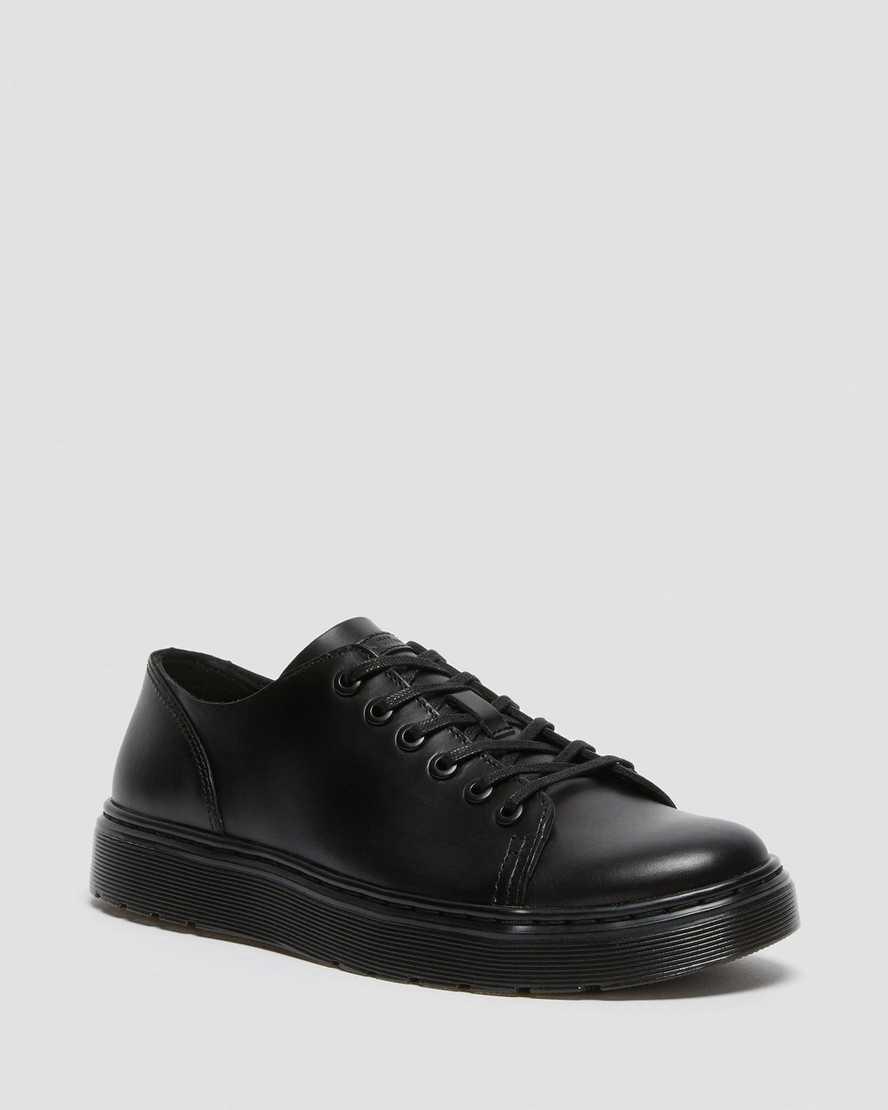 Botas Casuales Dr Martens Dante Brando Leather Mujer Negras  España |  47963-LUWO