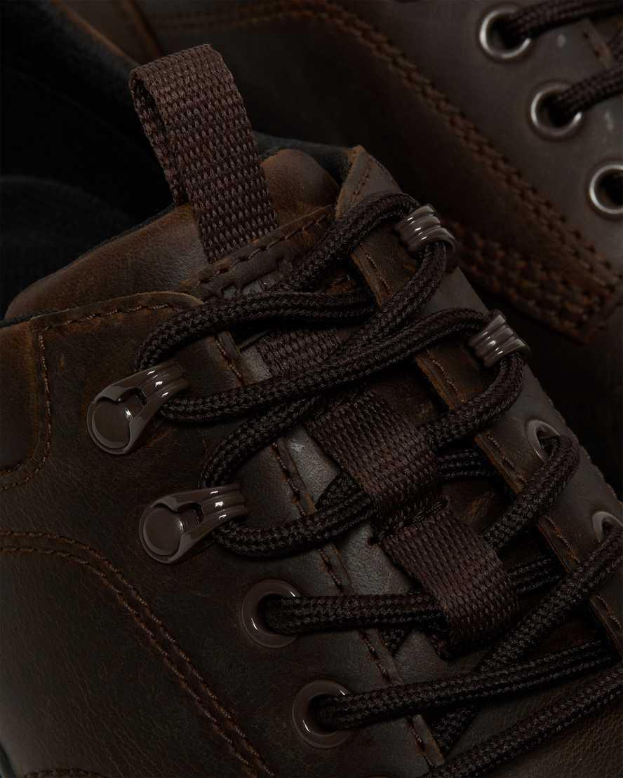 Botas Casuales Dr Martens Reeder Crazy Horse Leather Utility Mujer Marrones Oscuro  España |  54086-AYTD