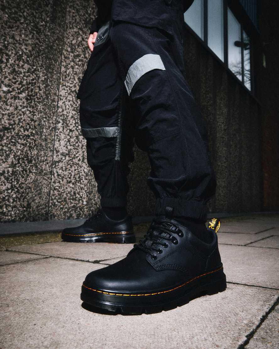 Botas Casuales Dr Martens Reeder Wyoming Leather Utility Hombre Negras  España |  38570-YRUE