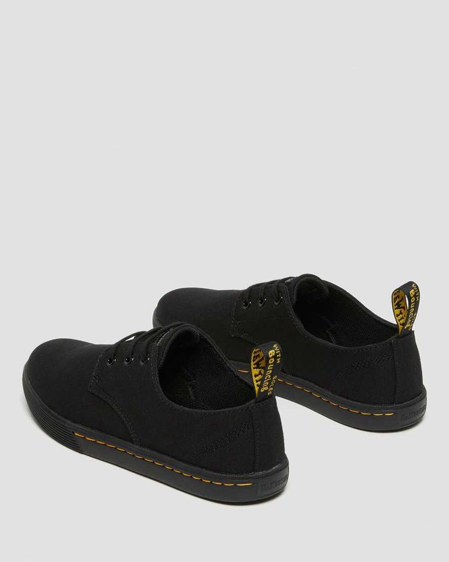 Botas Casuales Dr Martens Santanita Canvas Mujer Negras  España |  57206-CGUT