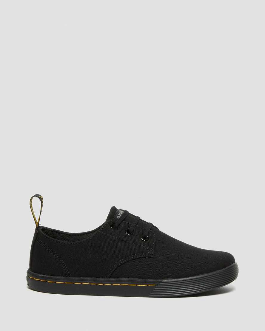 Botas Casuales Dr Martens Santanita Canvas Mujer Negras  España |  57206-CGUT