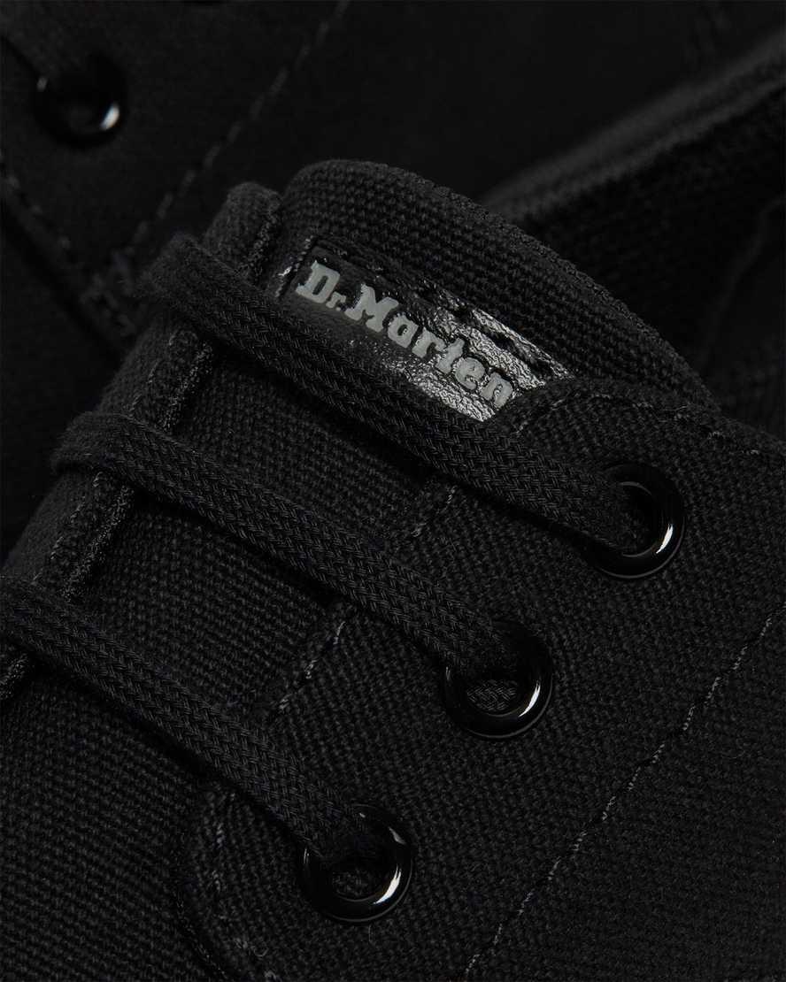Botas Casuales Dr Martens Santanita Canvas Mujer Negras  España |  57206-CGUT