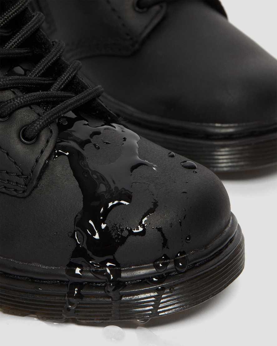 Botas Dr Martens Toddler 1460 Faux Fur Lined Niños Negras  España |  73604-BWCJ