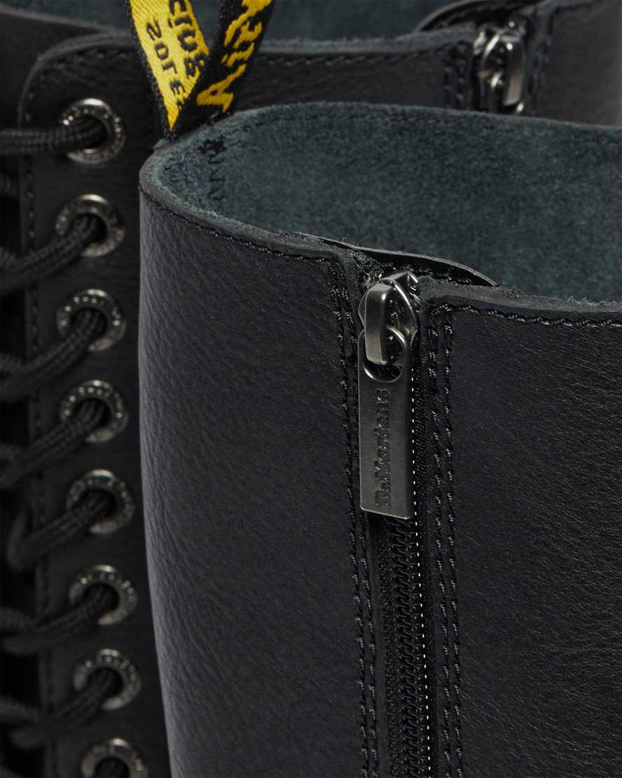 Botas Plataforma Dr Martens 1B60 Bex Pisa Leather Knee High Mujer Negras  España |  48901-UBCS