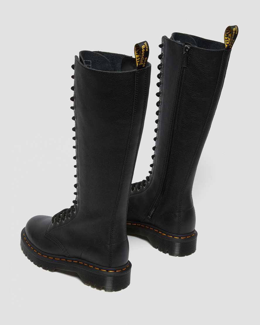 Botas Plataforma Dr Martens 1B60 Bex Pisa Leather Knee High Mujer Negras  España |  48901-UBCS