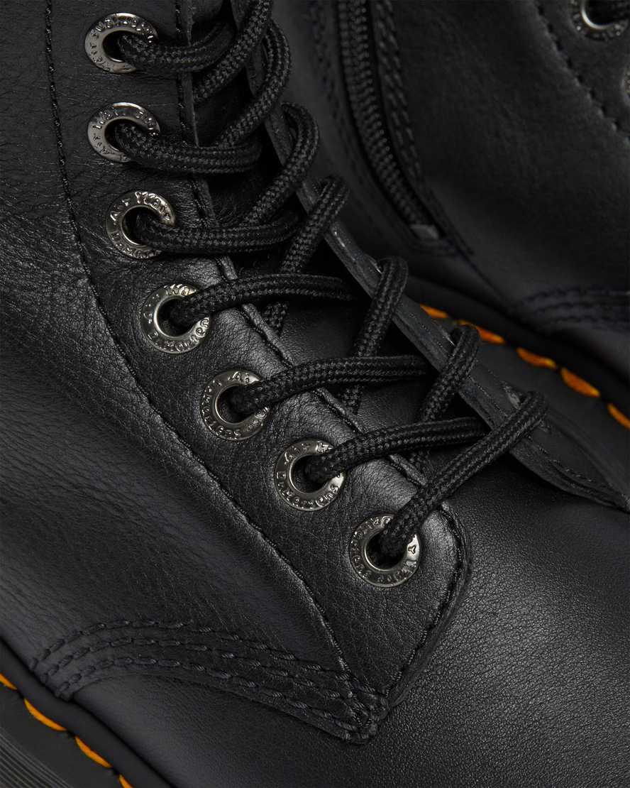 Botas Plataforma Dr Martens 1B60 Bex Pisa Leather Knee High Mujer Negras  España |  48901-UBCS