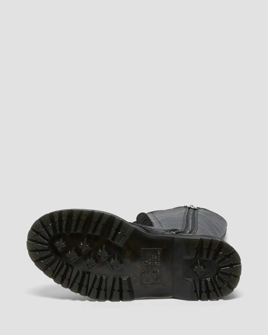 Botas Plataforma Dr Martens 1B60 Bex Pisa Leather Knee High Mujer Negras  España |  48901-UBCS