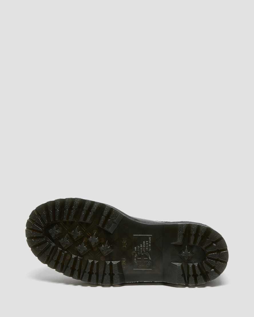 Botas Plataforma Dr Martens 2976 Max Distressed Patent Chelsea Mujer Negras  España |  08167-PEXU