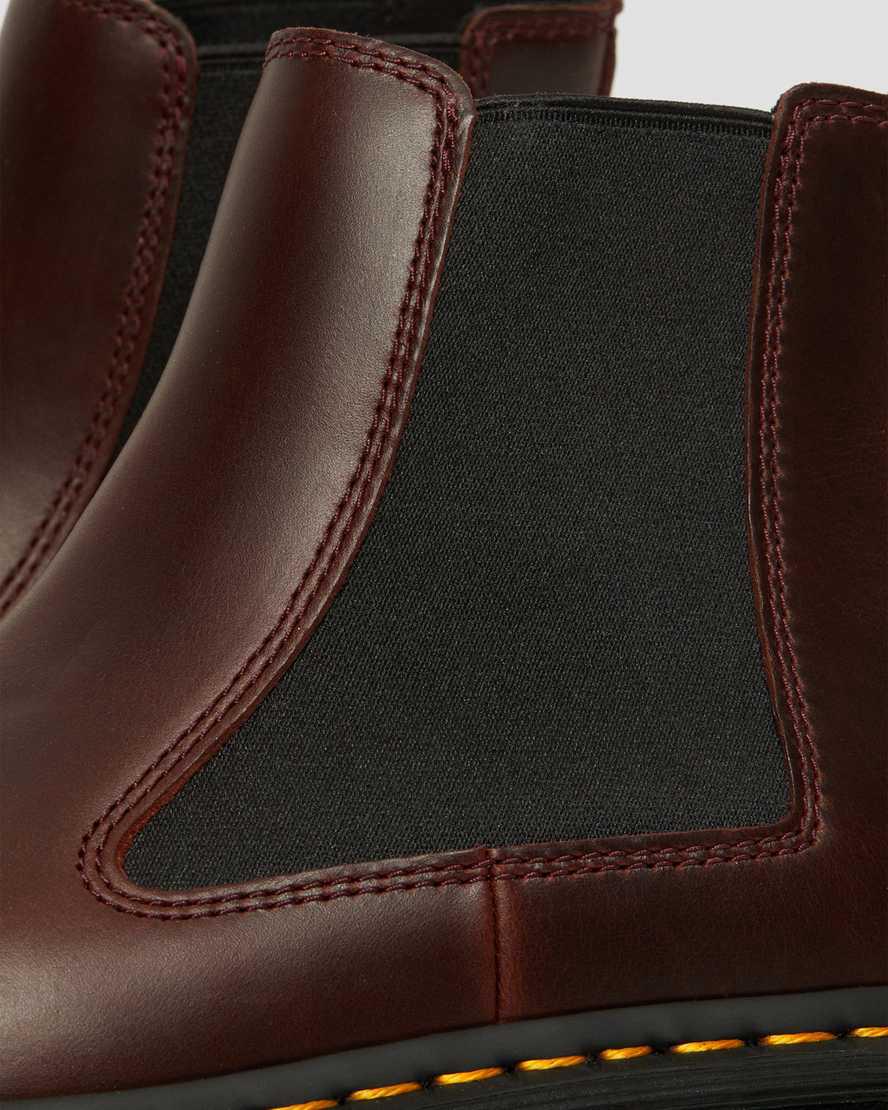 Botas Plataforma Dr Martens Audrick Brando Leather Chelsea Hombre Marrones  España |  96503-XQVL