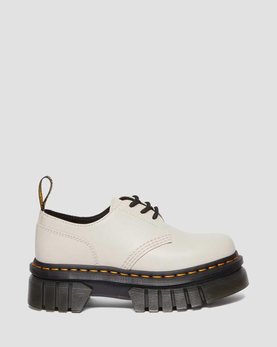 Botas Plataforma Dr Martens Audrick Nappa Leather Shoes Hombre Gris  España |  64512-BOQD