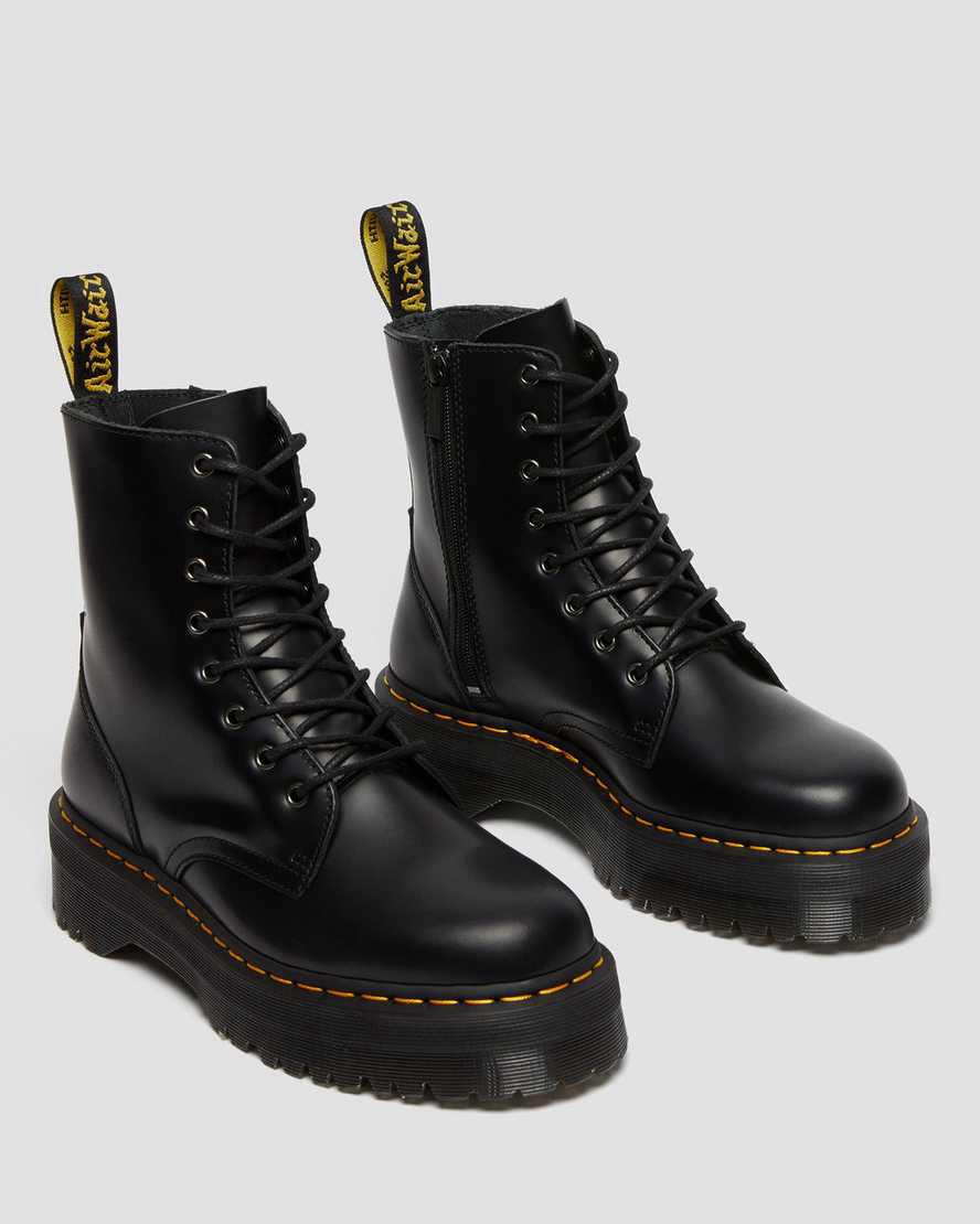 Botas Plataforma Dr Martens Jadon  España |  Official Hombre Negras  España |  97160-QLRF