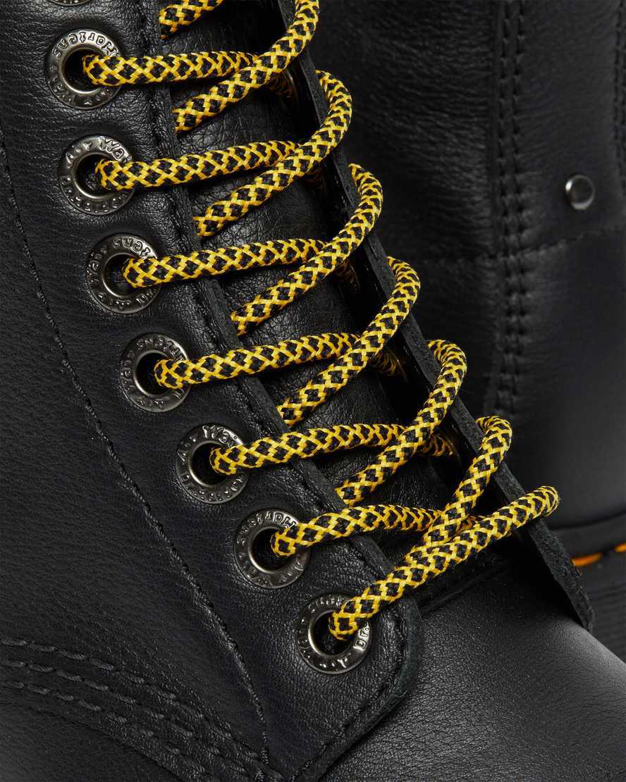 Botas Plataforma Dr Martens Sinclair Max Pisa Leather Mujer Negras  España |  32564-GAUZ