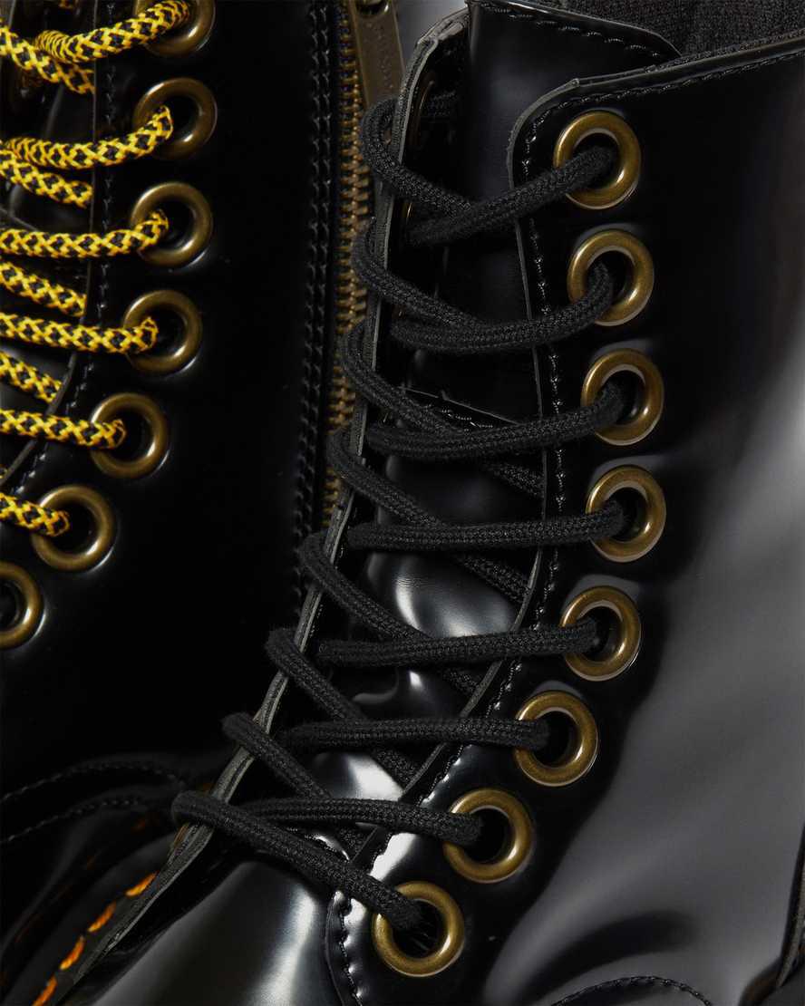 Botas Plataforma Dr Martens Vegan Jadon Boot Max Mujer Negras  España |  47195-LTBO