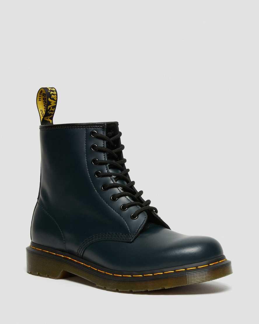 Botas con Cordones Dr Martens 1460 Smooth Leather Mujer Azul Marino  España |  74952-NFLB