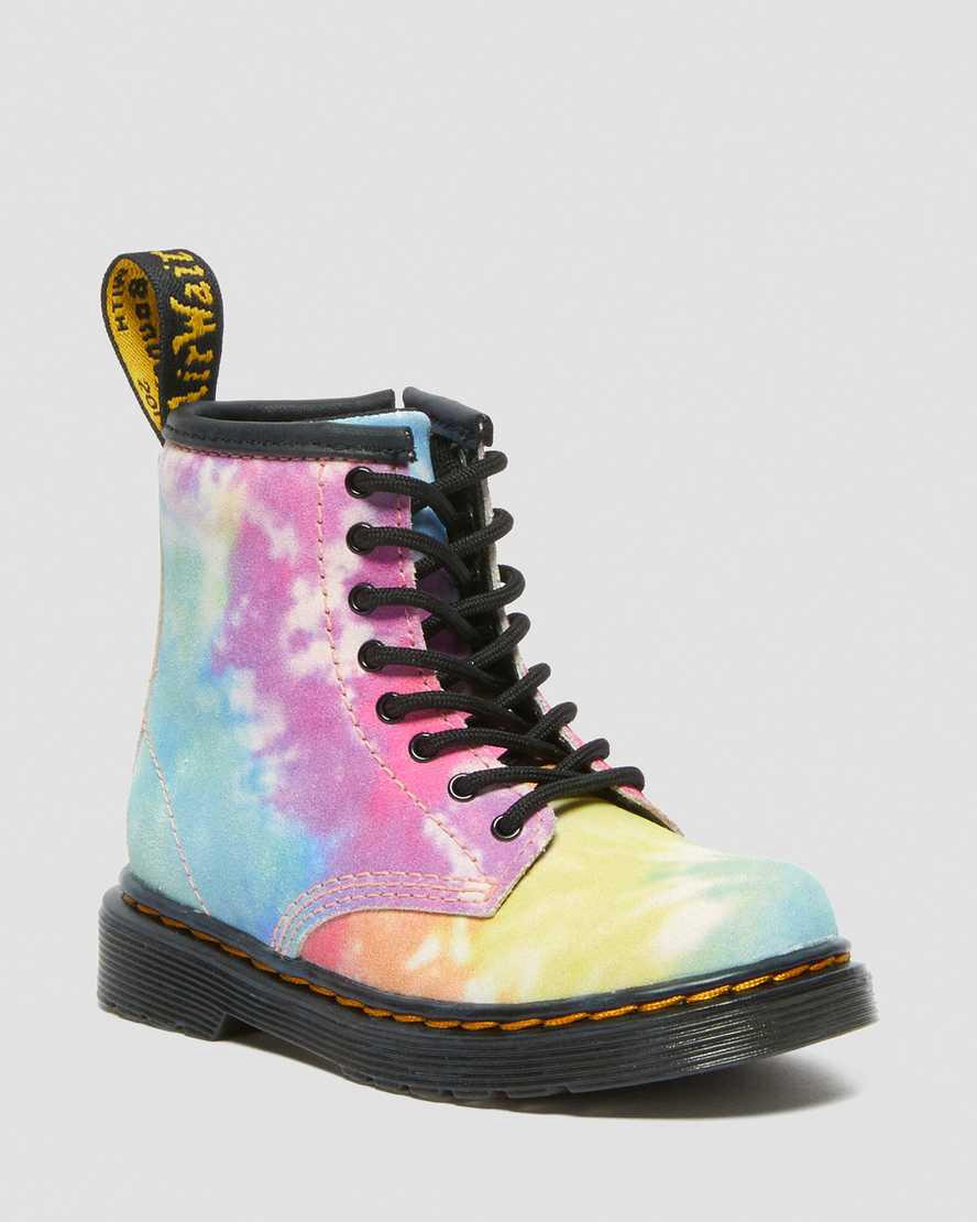 Botas con Cordones Dr Martens Toddler 1460 Tie Dye Niños Multi Tie Dye  España |  15642-EVQK
