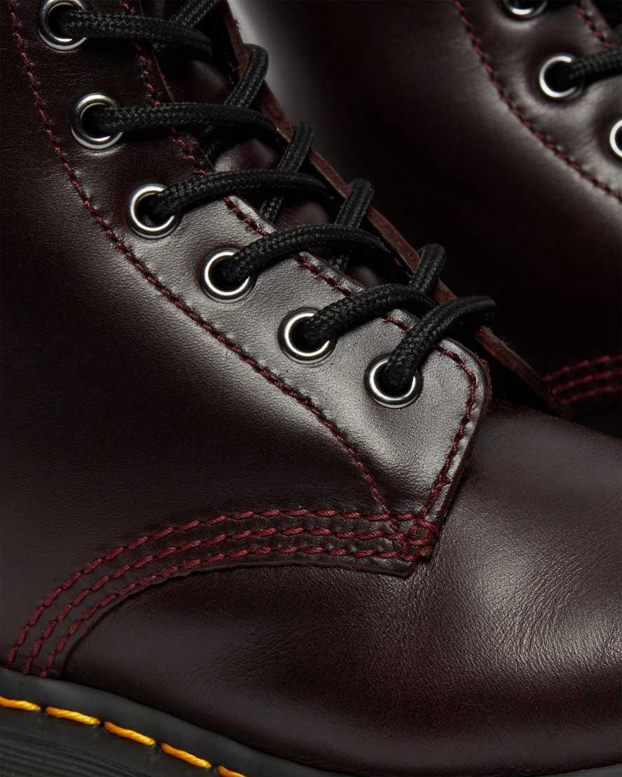 Botas de Invierno Dr Martens 1460 Serena Faux Fur Lined Lace Up Mujer Burdeos  España |  83614-EQYU