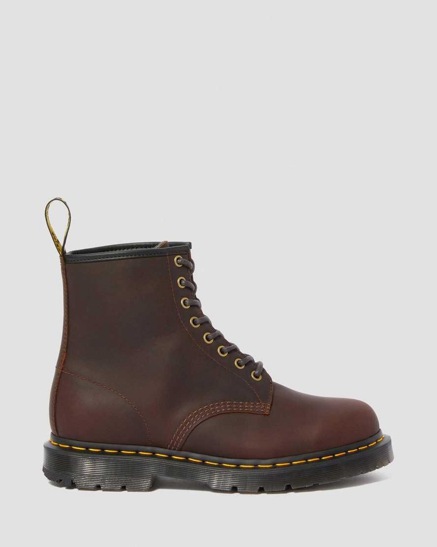 Botas de Invierno Dr Martens 1460 Wintergrip Lace Up Hombre Marrones  España |  86253-KEPY