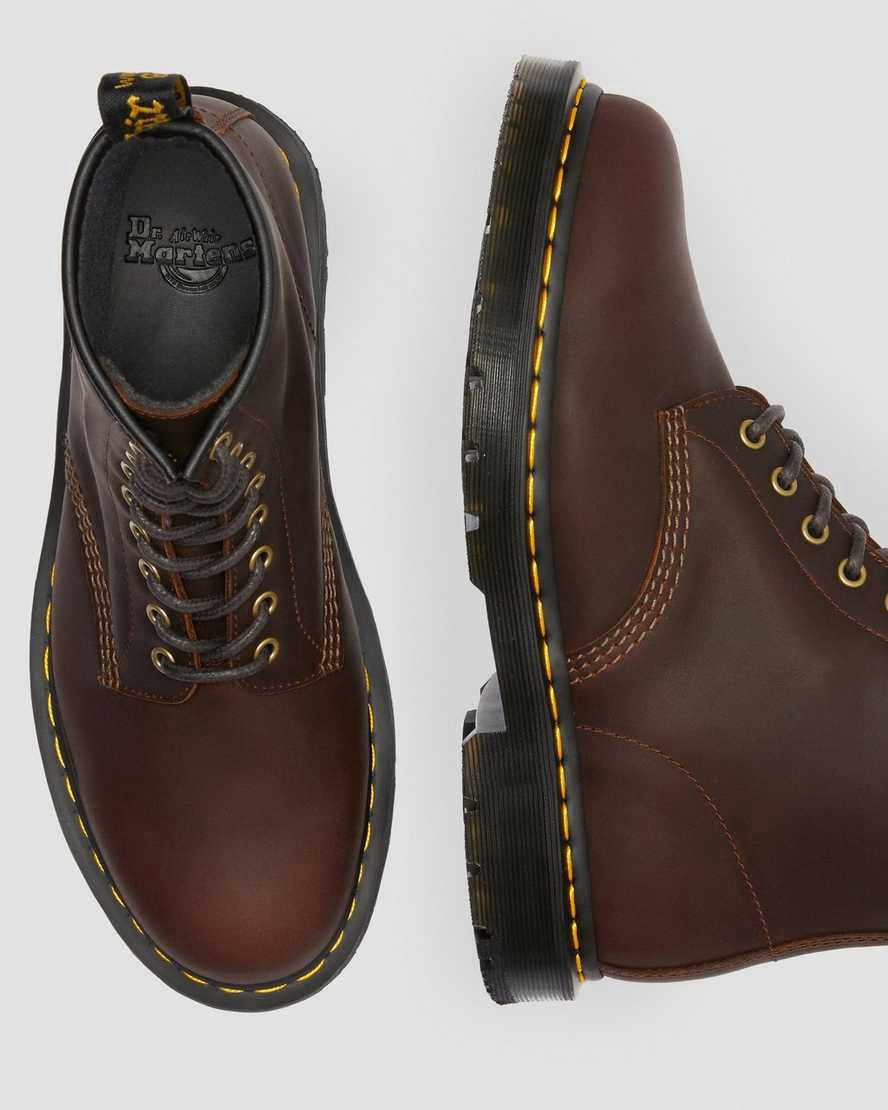 Botas de Invierno Dr Martens 1460 Wintergrip Lace Up Hombre Marrones  España |  86253-KEPY