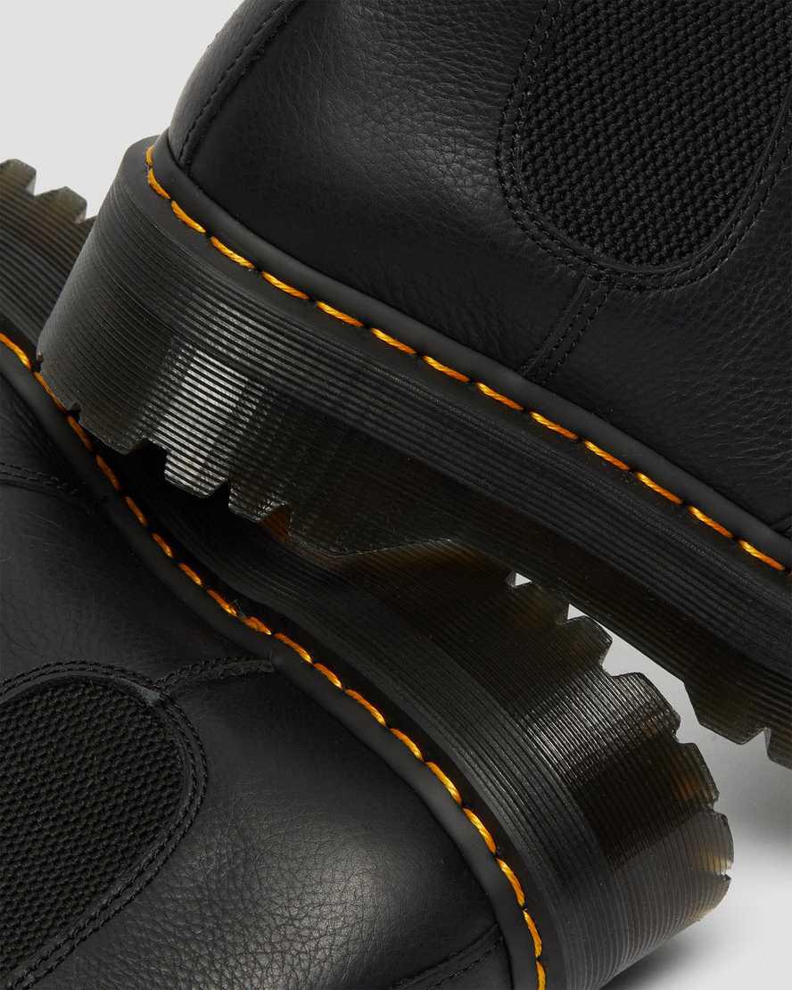 Botas de Invierno Dr Martens 2976 Faux Fur Lined Platform Chelsea Hombre Negras  España |  09752-PMHN