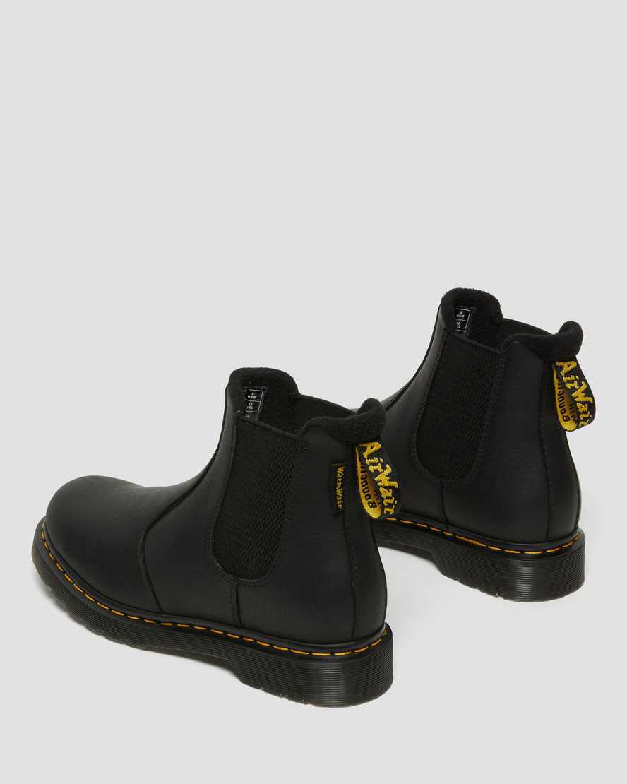 Botas de Invierno Dr Martens 2976 Warmwair Leather Chelsea Hombre Negras  España |  07638-IAFP