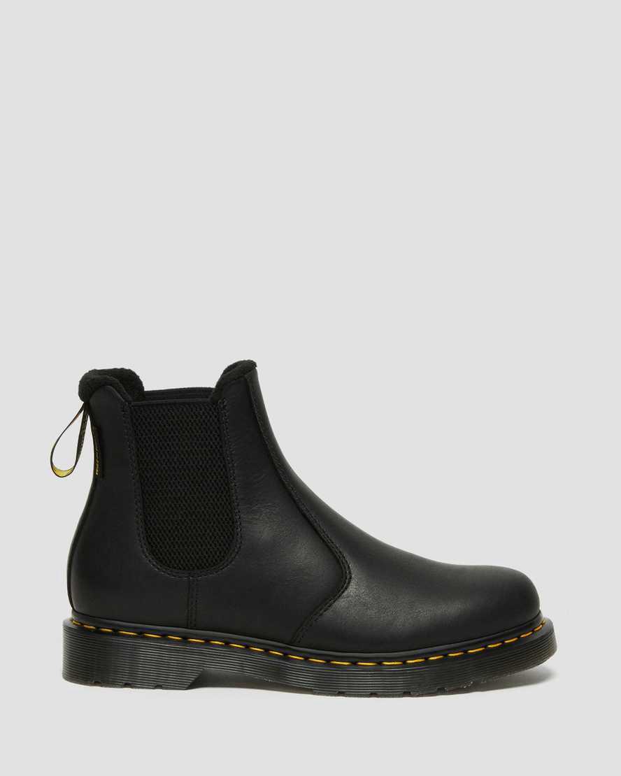 Botas de Invierno Dr Martens 2976 Warmwair Leather Chelsea Hombre Negras  España |  07638-IAFP