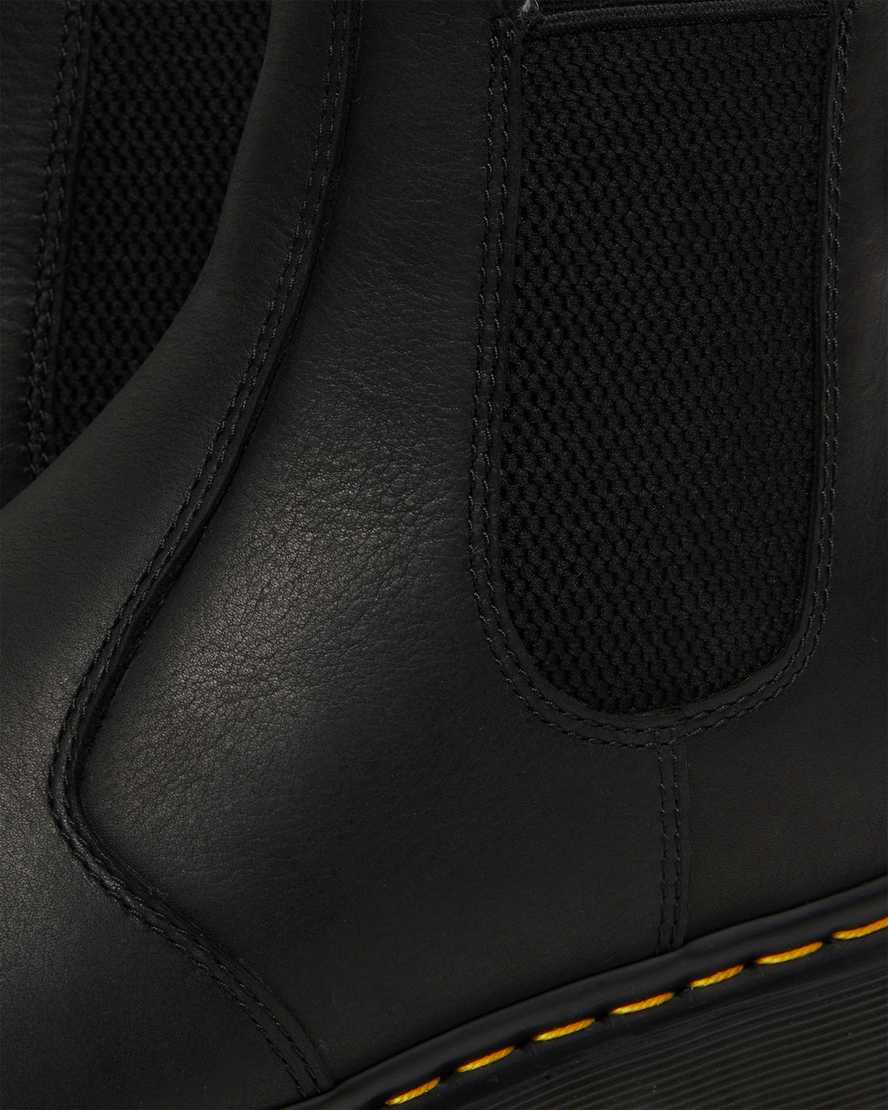 Botas de Invierno Dr Martens 2976 Warmwair Leather Chelsea Hombre Negras  España |  07638-IAFP