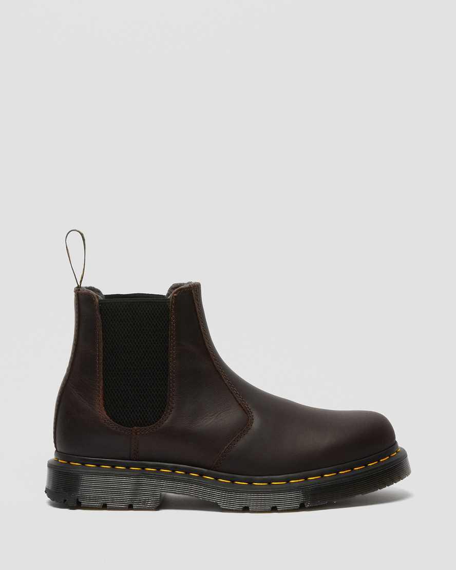 Botas de Invierno Dr Martens 2976 Wintergrip Chelsea Hombre Marrones  España |  05132-UKGW