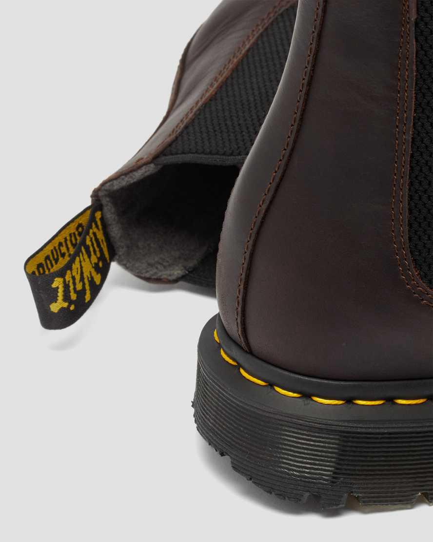 Botas de Invierno Dr Martens 2976 Wintergrip Chelsea Hombre Marrones  España |  05132-UKGW