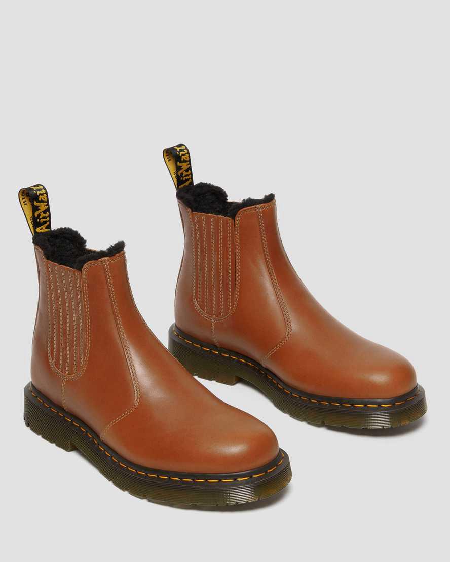 Botas de Invierno Dr Martens 2976 Wintergrip Leather Chelsea Hombre Marrones  España |  69041-MUPW
