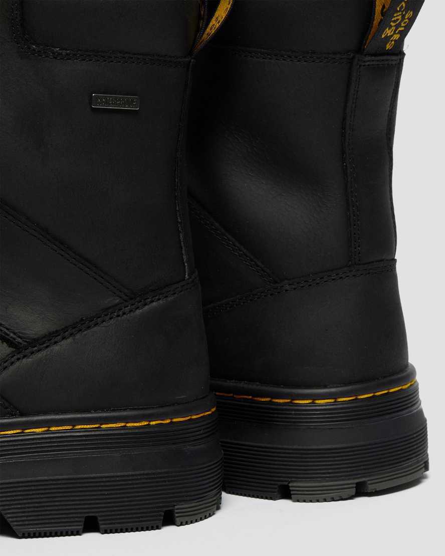 Botas de Invierno Dr Martens Iowa Waterproof Poly Casual Mujer Negras  España |  51237-JWAG